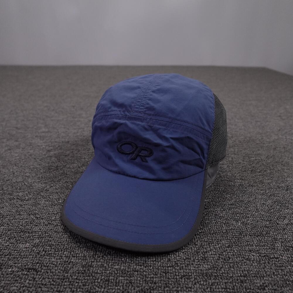Outdoor Research Hat Cap Strap Back Mens One Size Blue Nylon Mesh Running